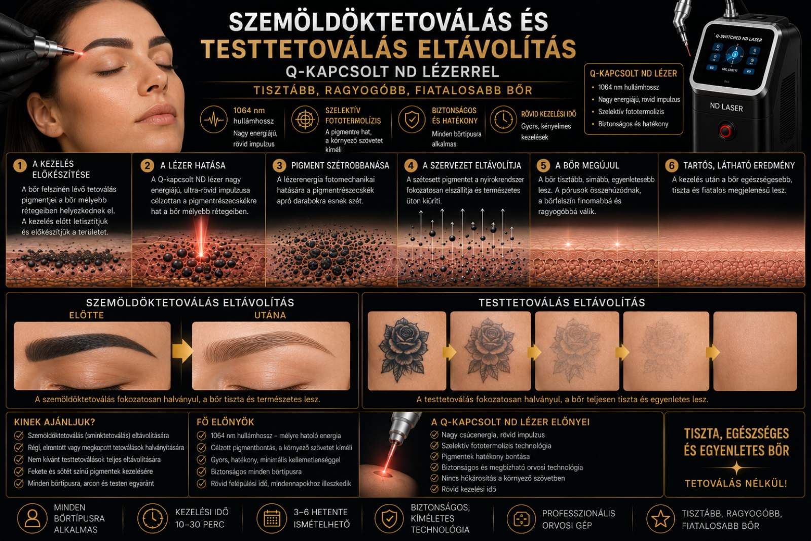 Hogyan zajlik a lézeres halványítás?